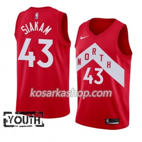 Dres Toronto Raptors Pascal Siakam 43 Nike 2018-19 Crvena Swingman - Dječji